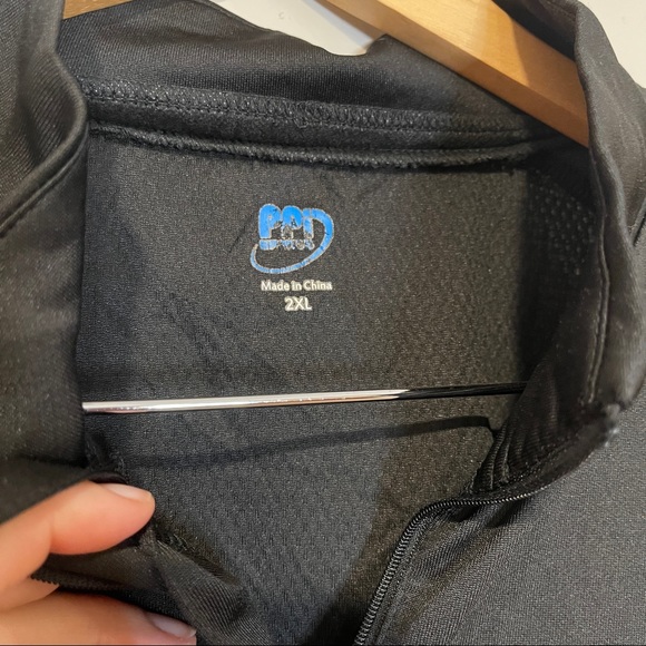SALE: NWOT PPI Sports Black Quarter Zip Jacket 2X - Picture 5 of 5